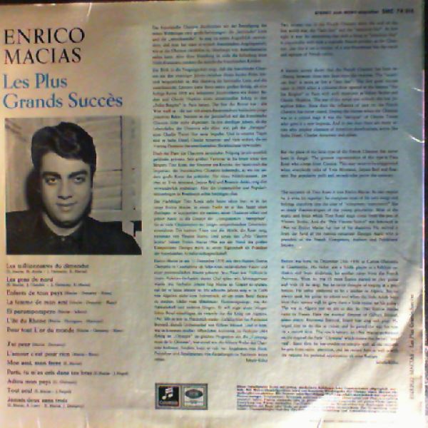 Macias Enrico — Les Plus Grands Succes