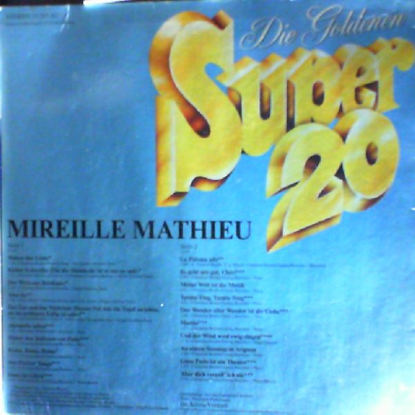 Mathieu Mireille — Die Goldenen Super 20