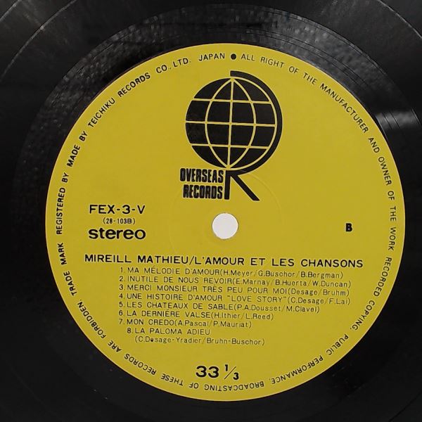 Mireille Mathieu — L'Amour Et Les Chansons