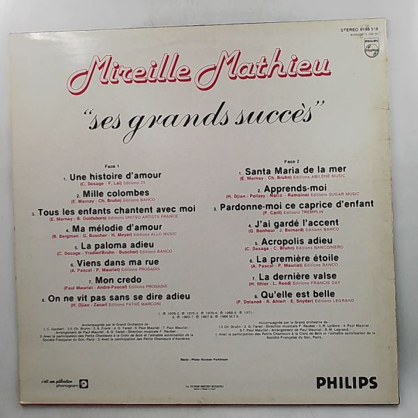 Mathieu Mireille — Ses Grands Succes