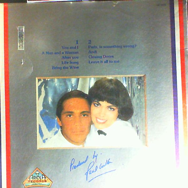 Mathieu Mireille — Sings Paul Anka