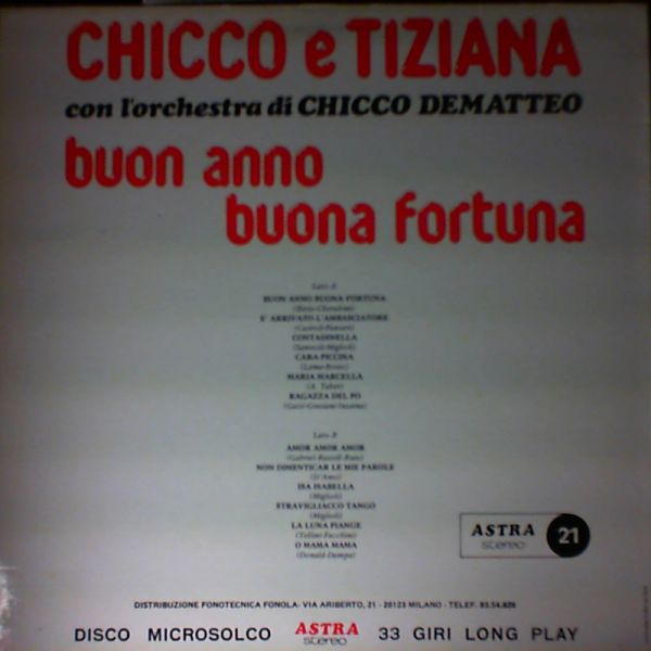 Matteo De Chicco — Chicco e Tiziana
