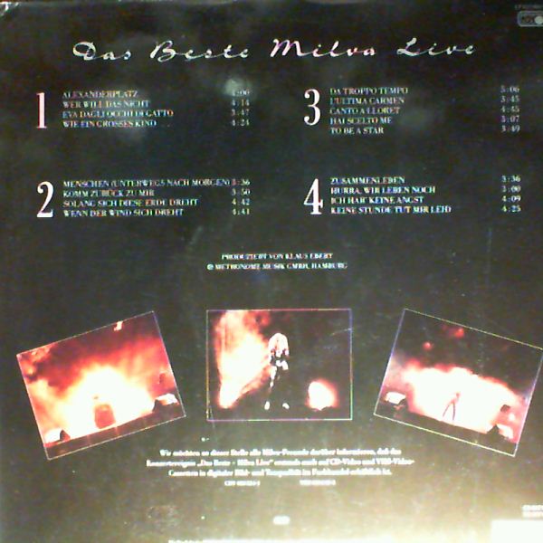 Milva — Das Beste Milva Live - In Concert