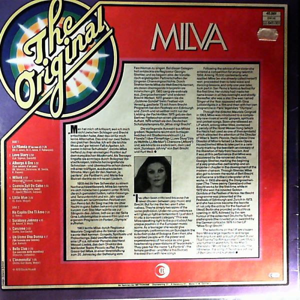 Milva — Original Milva