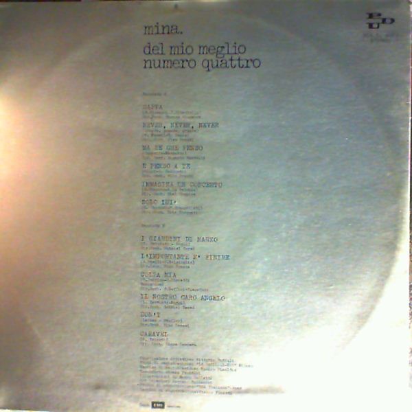 Mina — Del Mio Meglio Numero Quattro (no. 4)