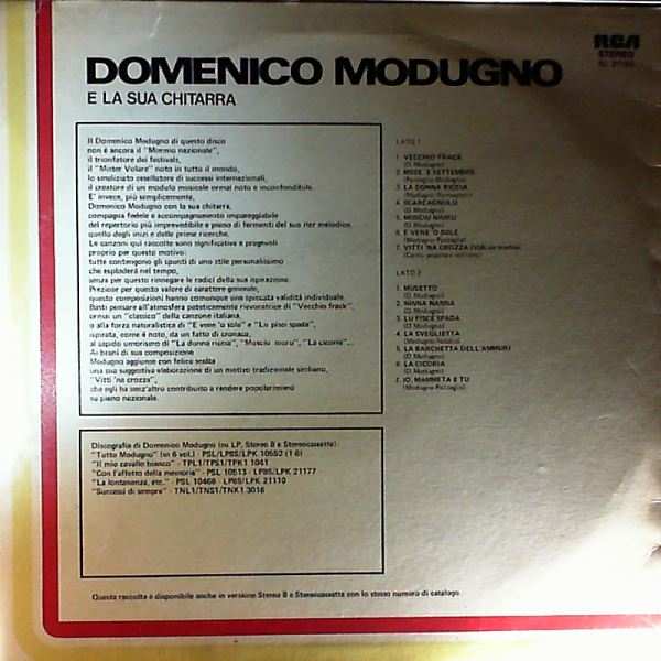 Modugno Domenico — E la sua chitarra