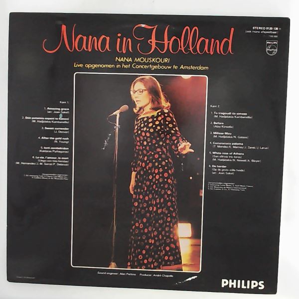 Mouskouri Nana — Nana In Holland