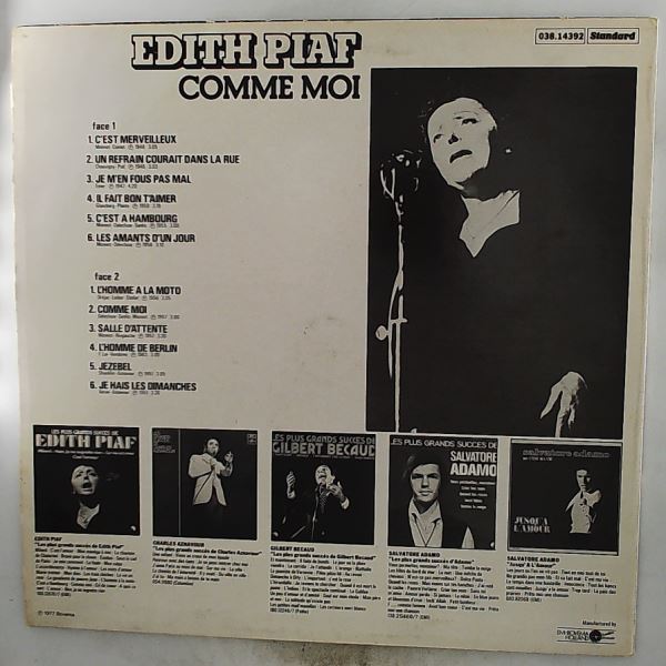 Piaf Edith — Comme Moi