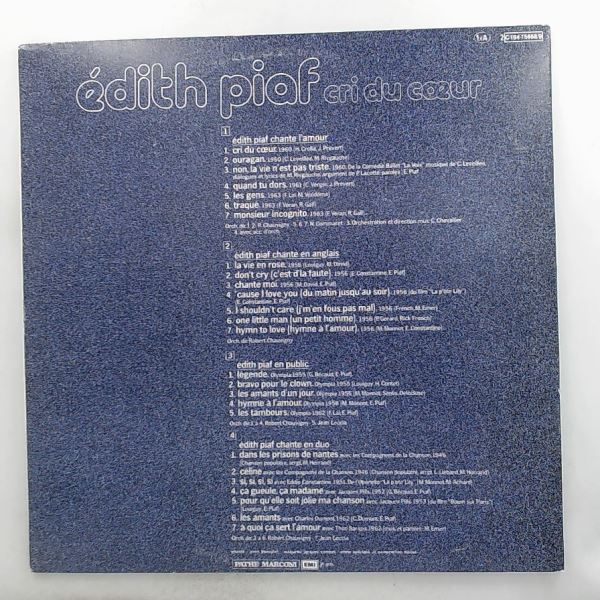 Piaf Edith — Cri Du Coeur