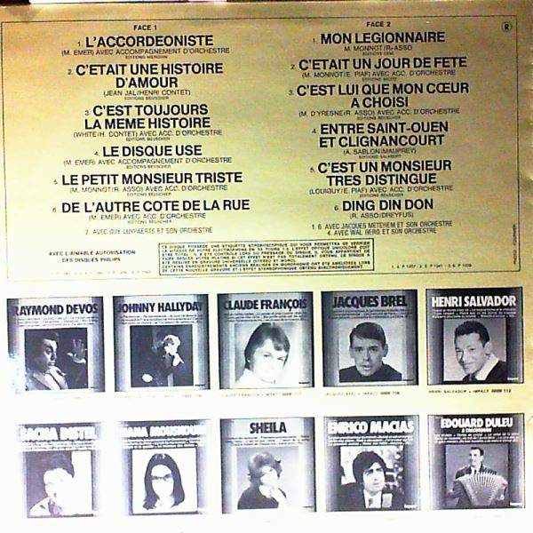 Piaf Edith — Le Disque D'Or
