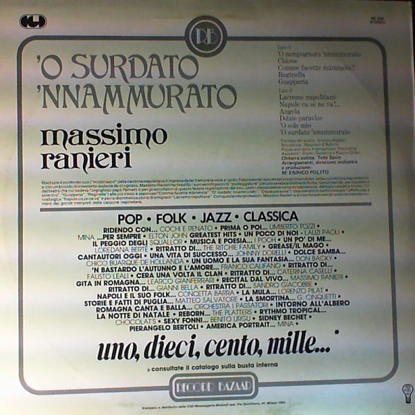 Ranieri Massimo — 'O Surdato 'Nnamurato