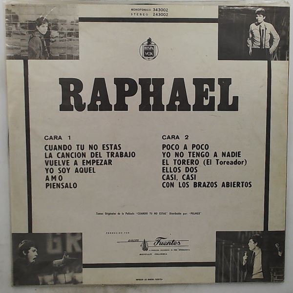 Raphael — Cuando Tu No Estas (Canta... Raphael)