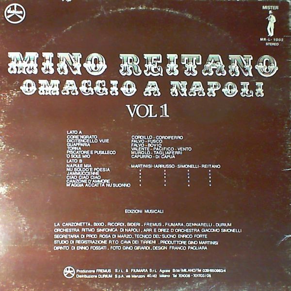 Reitano Mino — Omaggio a napoli