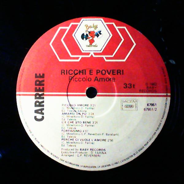 Ricchi & Poveri — Piccolo Amore