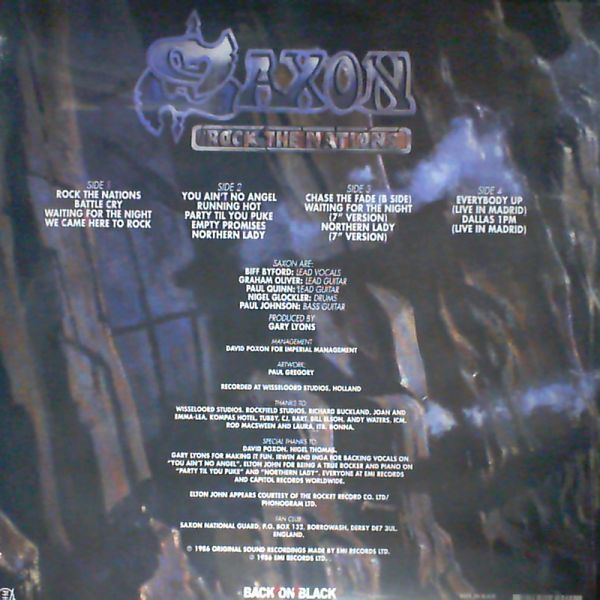 Saxon — Rock The Nations