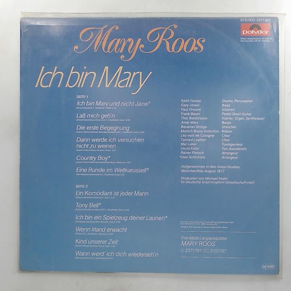 Roos Mary — Ich Bin Mary