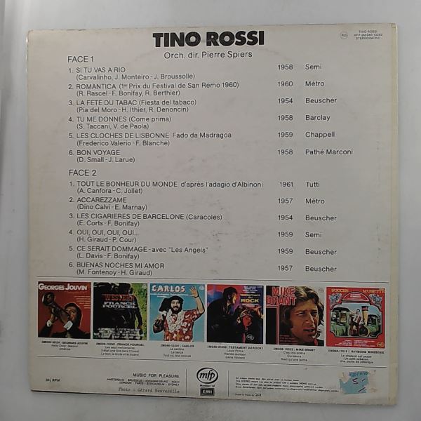 Rossi Tino — Si Tu Vas A Rio, Romantica, Buenas Noches Mi Amor...