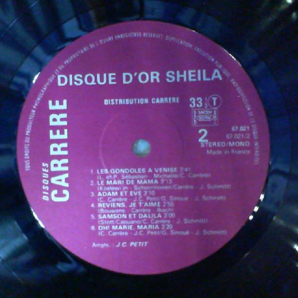 Sheila — Disque D'Or Sheila
