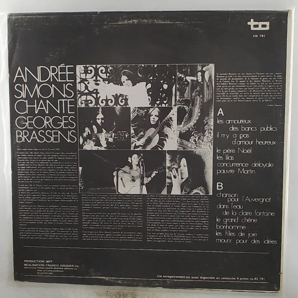 Simons Andree — Chante Georges Brassens