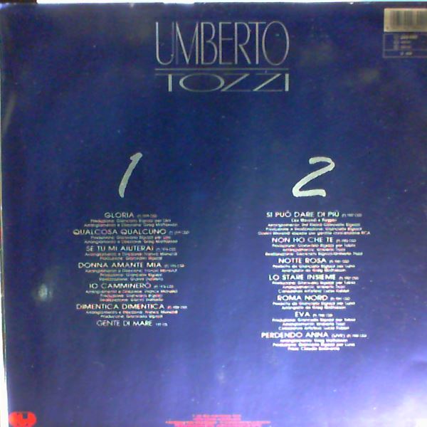 Tozzi Umberto — Minuti Di Un'Eternita