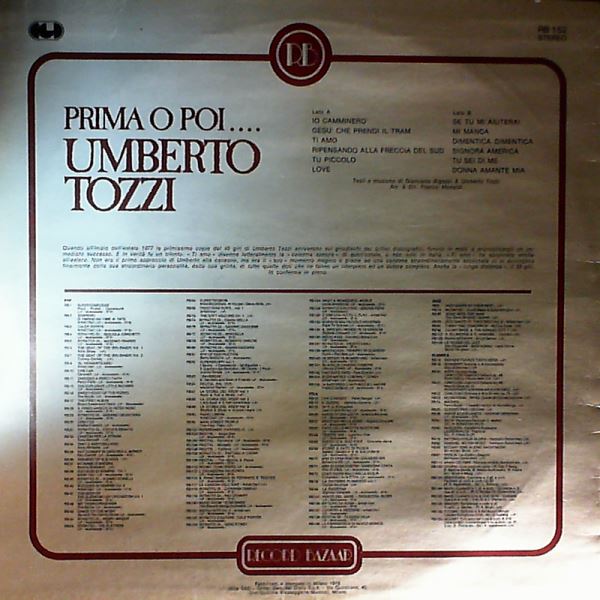 Tozzi Umberto — Prima o poi...