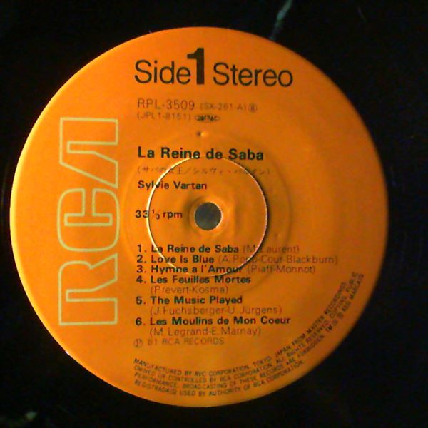 Vartan Sylvie — La Reine De Saba