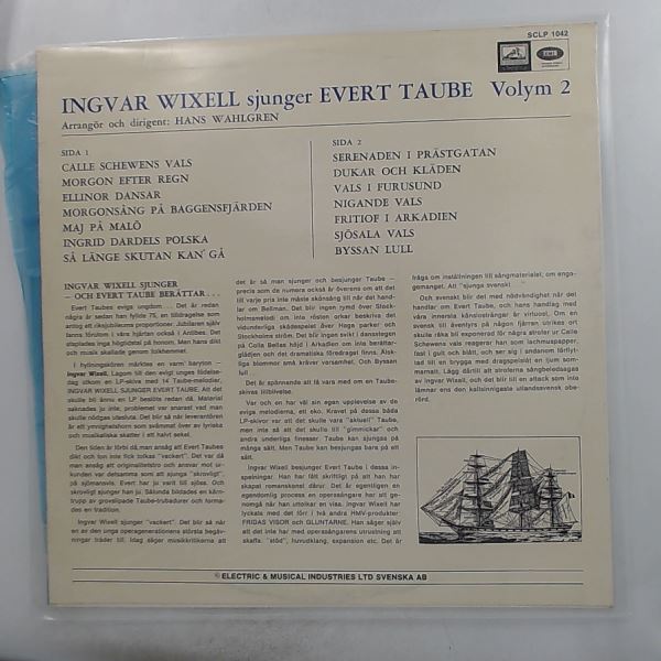 Wixell Ingvar — Wixell Ingvar Sjunger Evert Taube Volym 2