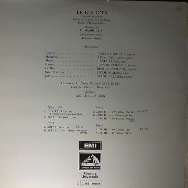 Lalo Edouard — Le Roi D'ys