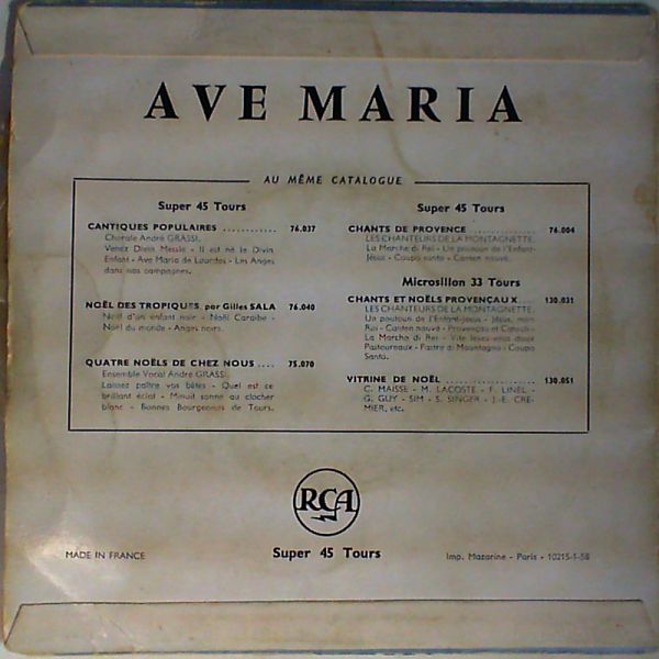 Schubert & Andre Grasi — Ave Maria