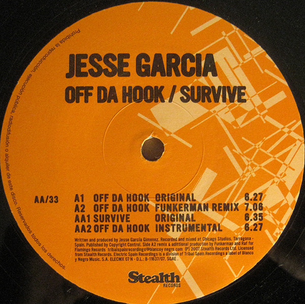 Garcia Jesse — Off Da Hook! / Survive
