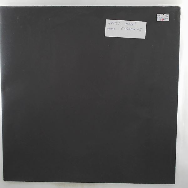 Mark E — E-Versions #3 (Shoe (based on Jean Carn - Was That All It Was) / I Don't Know What This Is (B samples Level 42 - It's Over))