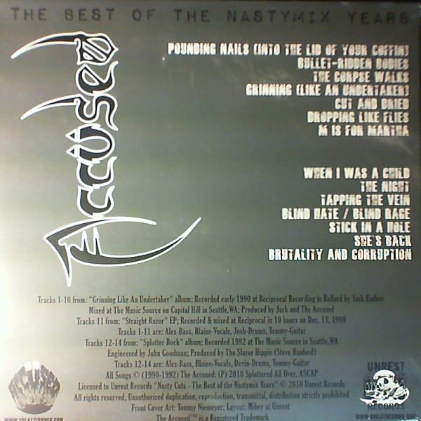 Accused — Nasty Cuts: The Best Of The Nasty Mix Years