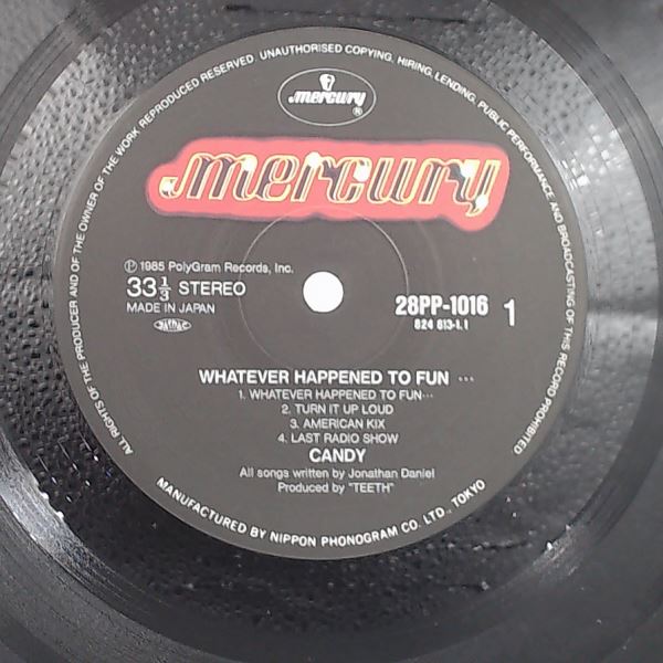 Candy (pre - Members of Electric Angels; Loveless) — Whatever Happened To Fun...