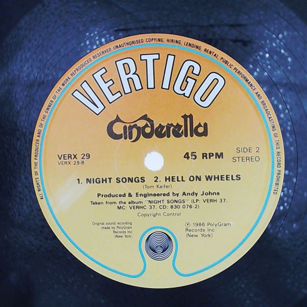 Cinderella — Shake Me / Night Songs / Hell On Wheels