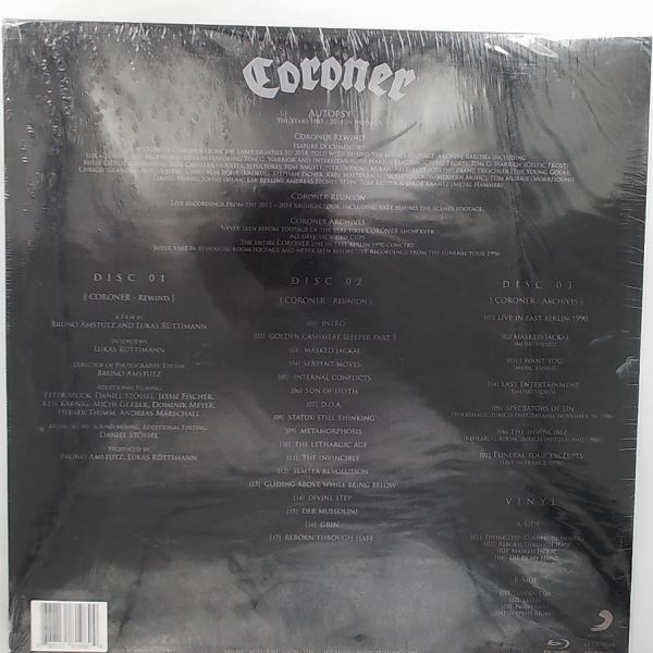 Coroner — Autopsy - The Years 1985 - 2014 In Pictures