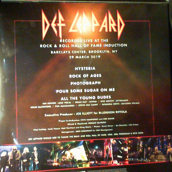 Def Leppard — Rock & Roll Hall Of Fame 29 March 2019