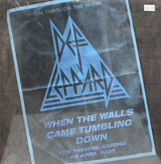 Def Leppard — When The Walls Came Tumbling Down (New Theatre, Oxford - 29 April 1980)