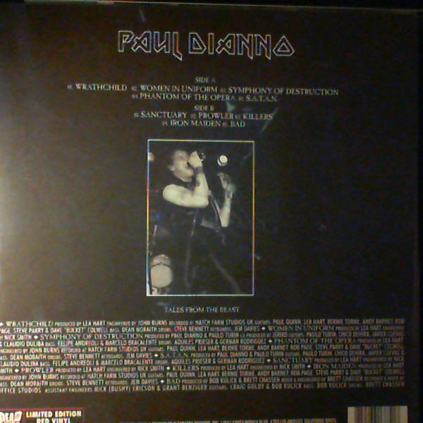 Dianno Paul (Iron Maiden) — Tales From The Beast
