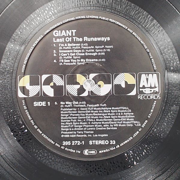 Giant — Last Of The Runaways