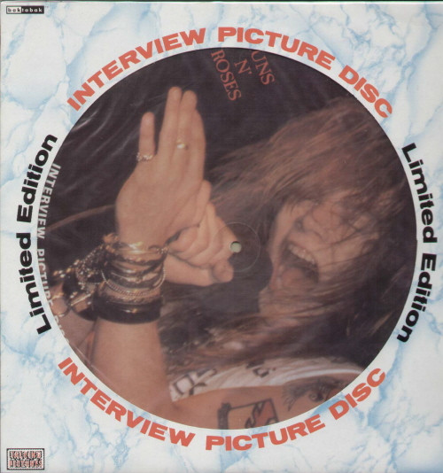 Guns N' Roses — Limited Edition Interview Picture Disc
