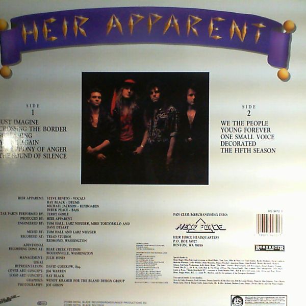 Heir Apparent — One small voice