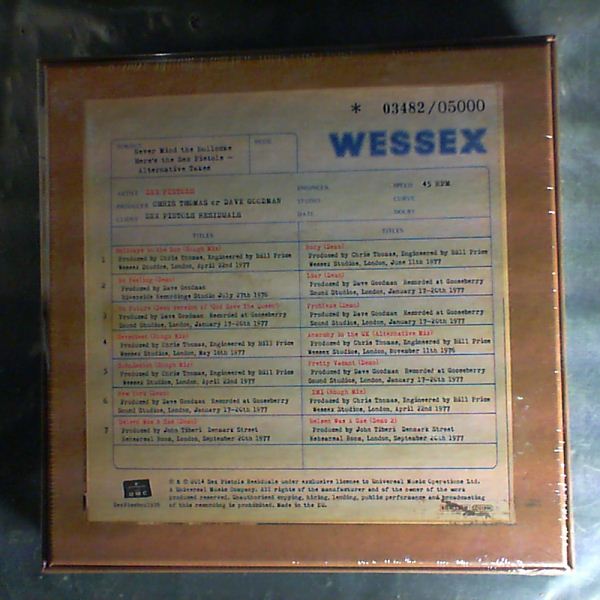 Sex Pistols — Never Mind The Bollocks Here's The Sex Pistols