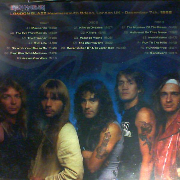 Iron Maiden — London Blaze - Hammersmith Odeon, London UK - December 7th, 1988