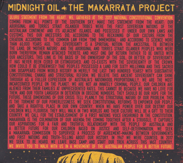 Midnight Oil — The Makarrata Project