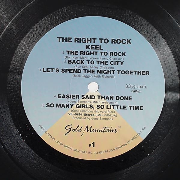 Keel — Right To Rock