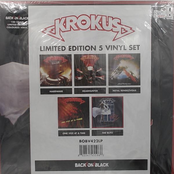 Krokus — Limited Edition 5 Vinyl Set (Hardware / Headhunter / Metal Rendez-vous / One Vice At A Time / Blitz)