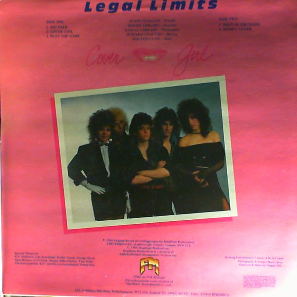 Legal Limits — Cover Girl