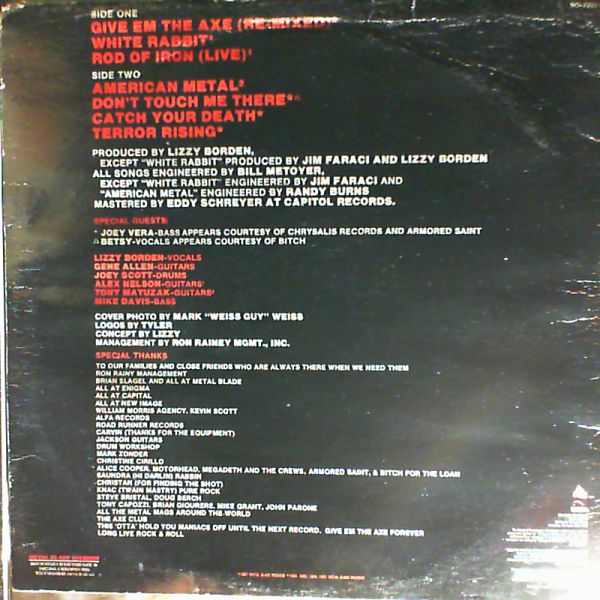 Lizzy Border — Terror Rasing