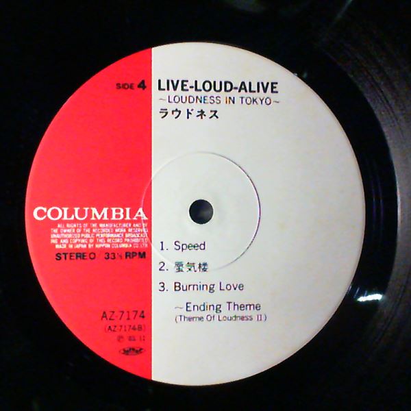 Loudness — Live-Loud-Alive (Loudness In Tokyo)