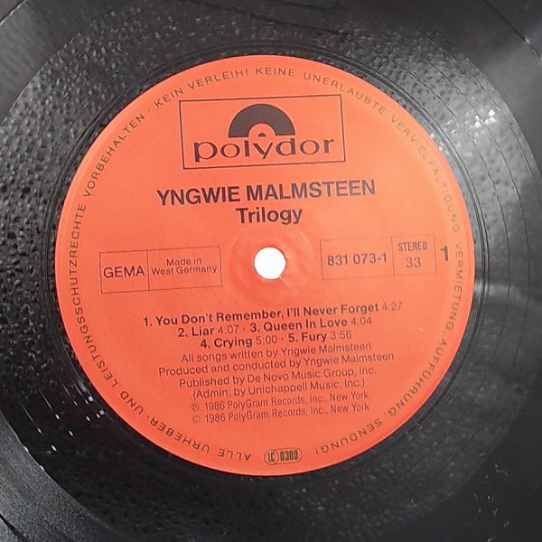 Malmsteen Yngwie J. — Trilogy
